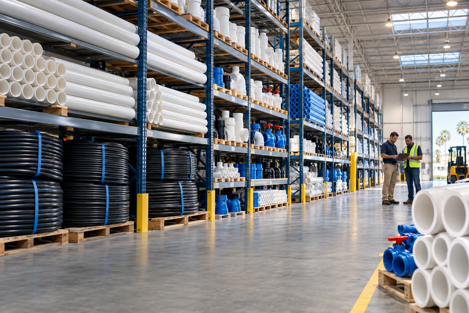 WEI Trading pipe and water systems warehouse